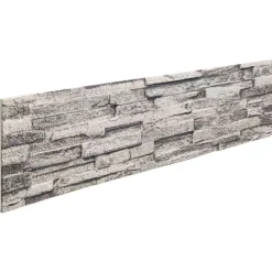 Bouwmaterialen*vidaXL Wandpanelen 10 pcs 100 x 25 cm EPS-schuim Lichtgrijs