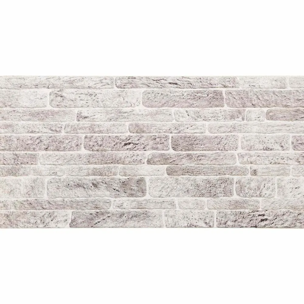 Bouwmaterialen*vidaXL Wandpanelen 10 pcs . 100 x 50 cm EPS-schuim Lichtgrijs en wit