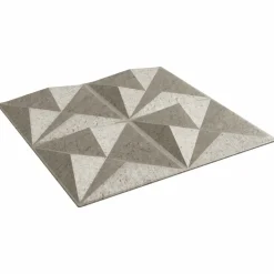 Bouwmaterialen*vidaXL Wandpanelen 24 pcs 50 x 50 cm XPS Schuim Origami beton