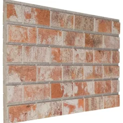 Bouwmaterialen*vidaXL Wandpanelen 10 pcs 100 x 50 cm EPS-schuim Oranje