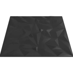 Bouwmaterialen*vidaXL Wandpanelen 24 pcs 50 x 50 cm XPS Schuim Zwart