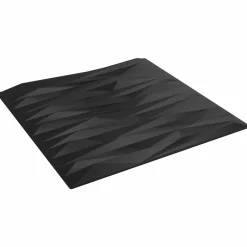 Bouwmaterialen*vidaXL Wandpanelen 24 pcs Zwarte Steen 50 x 50 cm XPS Schuim Zwart steen