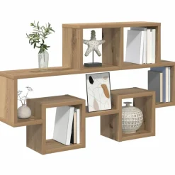 Wandplank 82 x 15 x 51 cm Bewerkt hout><noscript><img width=
