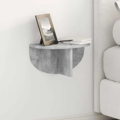 Wandplank Beton Grijs 38 x 19 x 19 cm Bewerkt hout>vidaXL Discount