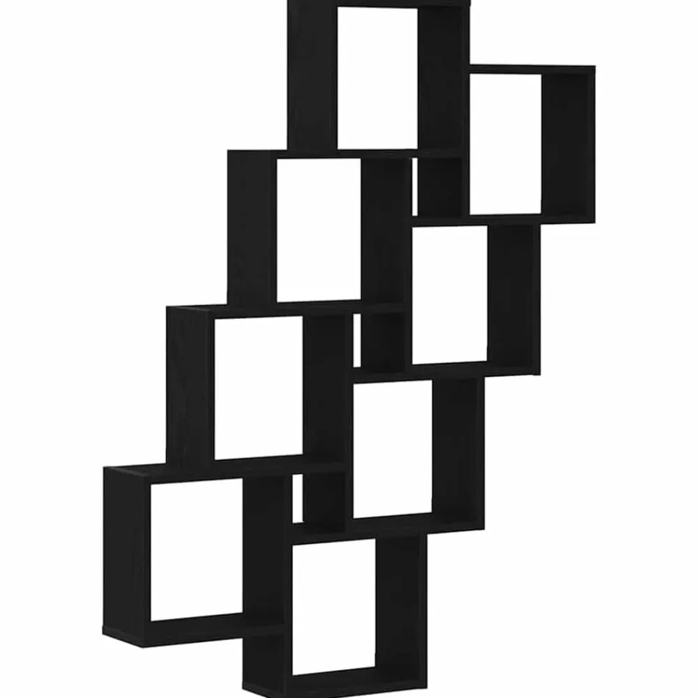 Wandplank met plank 90 x 15 x 119,5 cm Bewerkt hout>vidaXL Sale