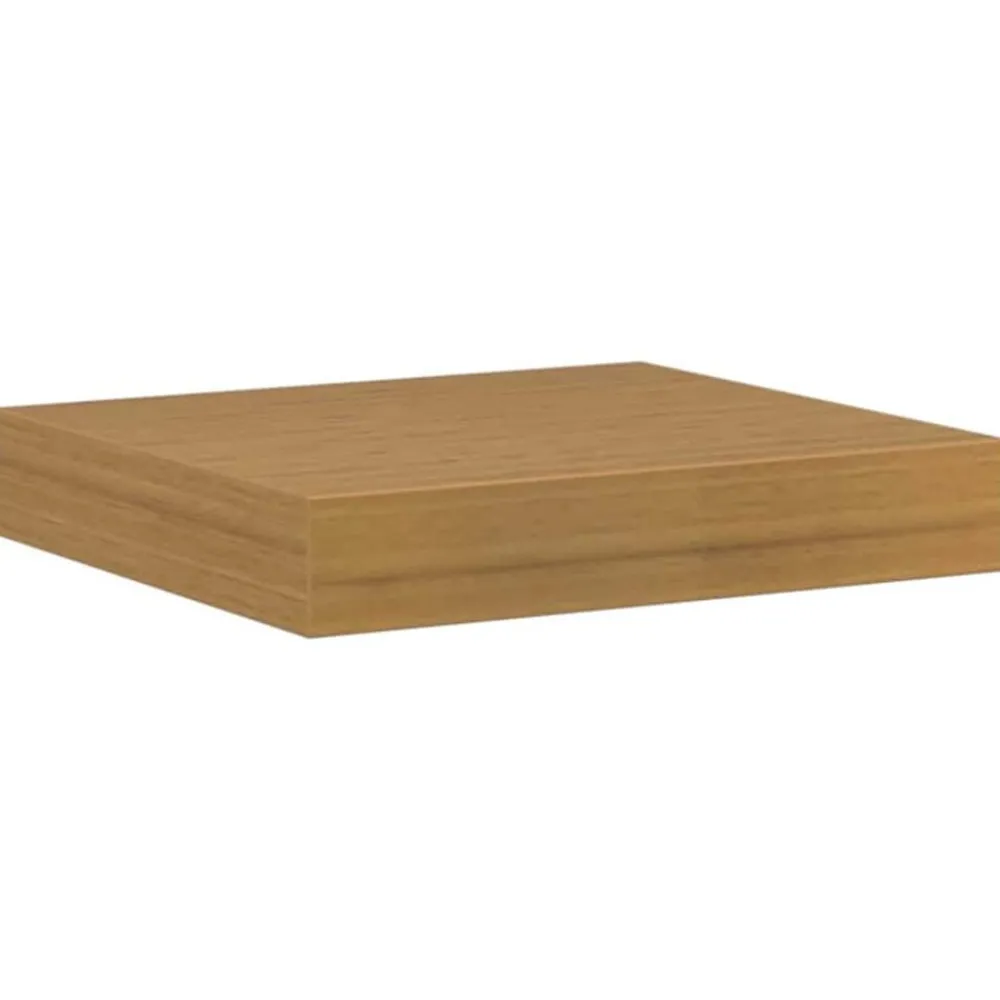 Wandplank Wandgemonteerd 23 x 23,5 x 4 cm Bewerkt hout>vidaXL Discount