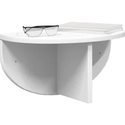 Boekenkasten & Wandplanken*vidaXL Wandplank Wandgemonteerd 38 x 19 x 19 cm Bewerkt hout Wit