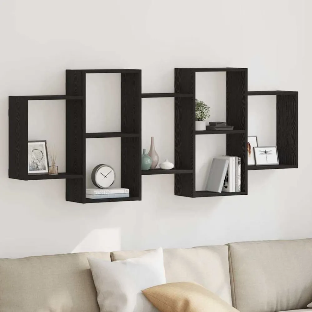 Wandplank 159x18x65 cm Bewerkt Hout>vidaXL New