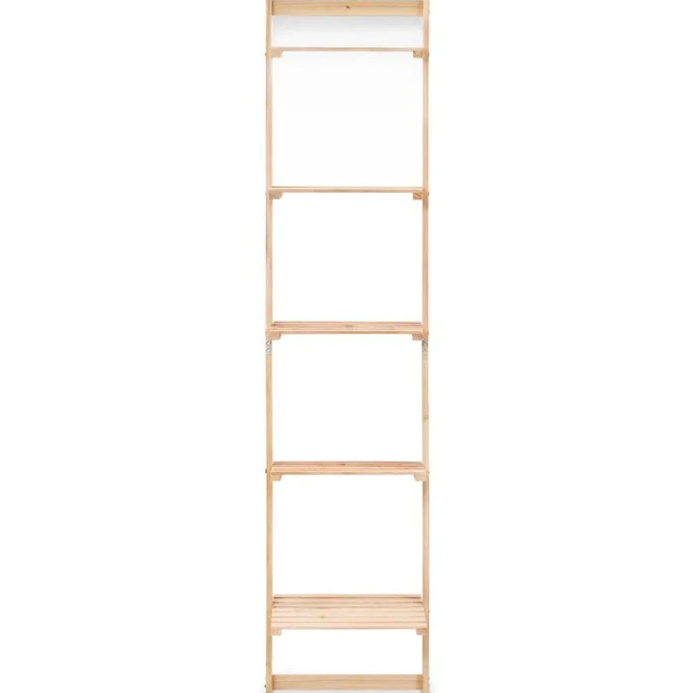 Wandrek ladder 41,5x30x176 cm cederhout>vidaXL Best