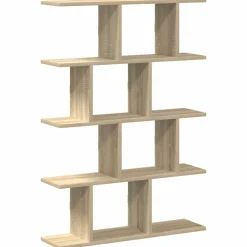 Boekenkasten & Wandplanken*vidaXL Wandschap kubus 12 vakken bewerkt hout kleurig Sonoma eiken