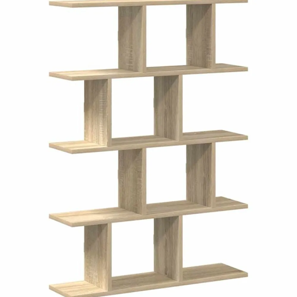Boekenkasten & Wandplanken*vidaXL Wandschap kubus 12 vakken bewerkt hout kleurig Sonoma eiken