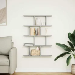 Wandschap kubus 12 vakken bewerkt hout><noscript><img width=
