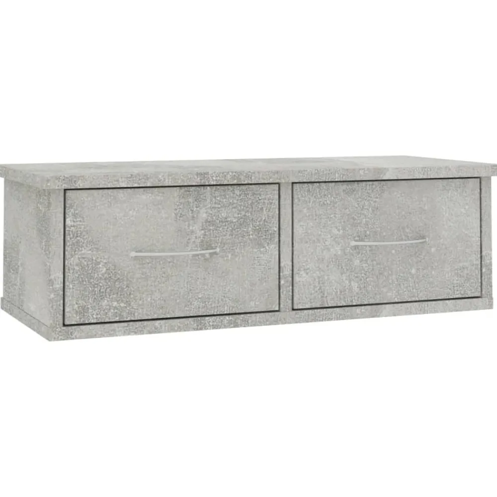 Wandschap met lades 60x26x18,5 cm bewerkt hout>vidaXL Sale