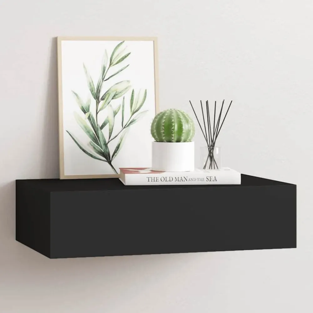 Wandschap met lade 40x23,5x10 cm MDF>vidaXL Outlet