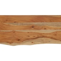 Tafelaccessoires*vidaXL Wandschap rechthoekig natuurlijke rand 40x20x2,5 cm acaciahout Naturel