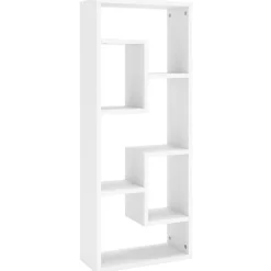 Boekenkasten & Wandplanken*vidaXL Wandschap 36x16x90 cm bewerkt hout Wit
