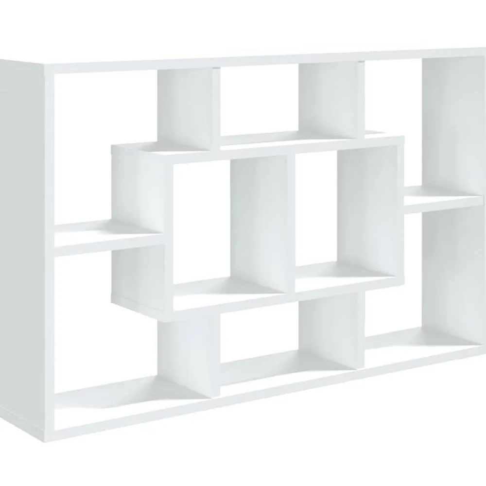 Kasten & Opbergmeubelen*vidaXL Wandschap 85x16x52,5 cm bewerkt hout Wit