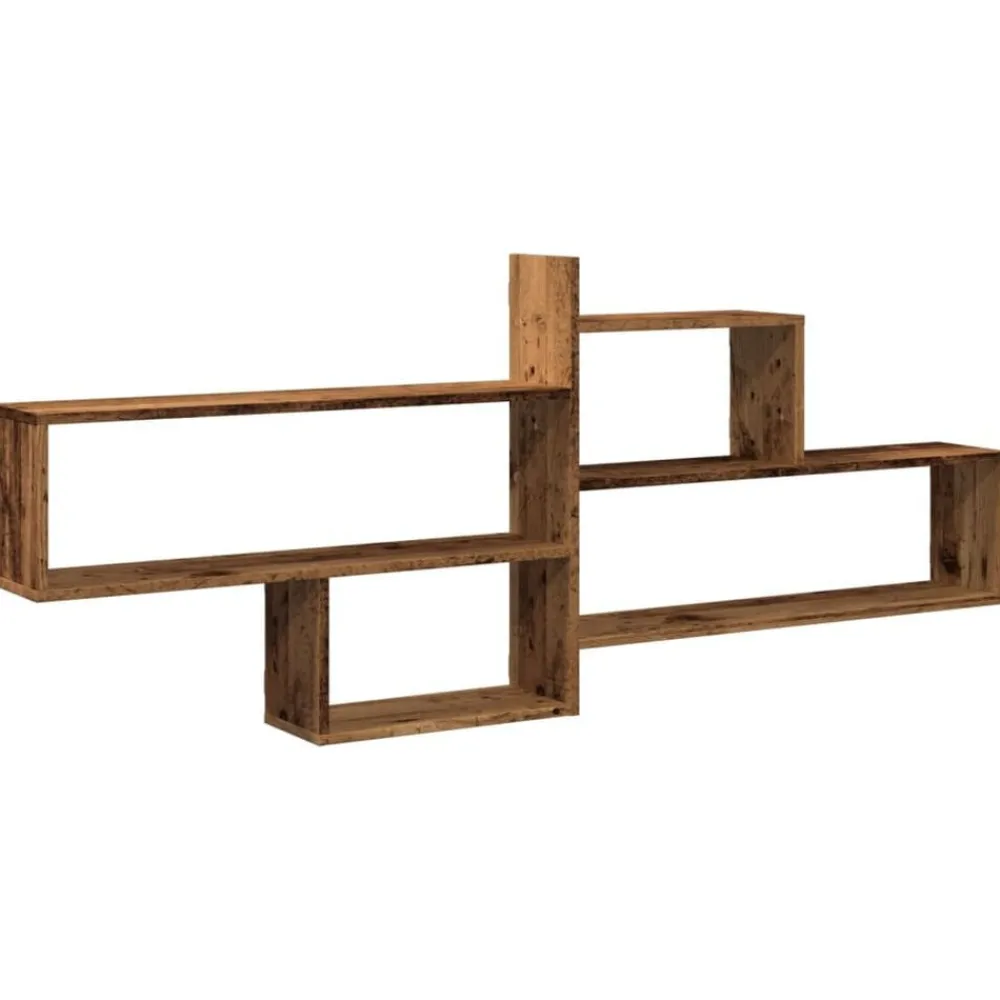 Boekenkasten & Wandplanken*vidaXL Wandschap 167,5x18x68 cm bewerkt hout kleurig Oud hout