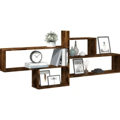 Wandschap 167,5x18x68 cm bewerkt hout kleurig><noscript><img width=