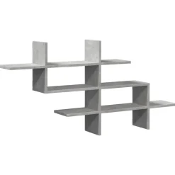 Wandschap 124,5x18x60,5 cm bewerkt hout>vidaXL New