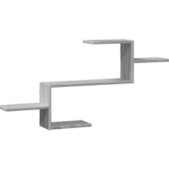Boekenkasten & Wandplanken*vidaXL Wandschap 104x15x49 cm bewerkt hout eikenkleurig Grijs sonoma