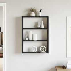 Wandschap 43x9x60 cm bewerkt hout><noscript><img width=