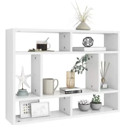 Boekenkasten & Wandplanken*vidaXL Wandschap 75x16x55 cm bewerkt hout Wit