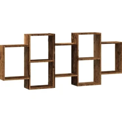 Boekenkasten & Wandplanken*vidaXL Wandschap 159x18x65 cm bewerkt hout kleurig Oud hout