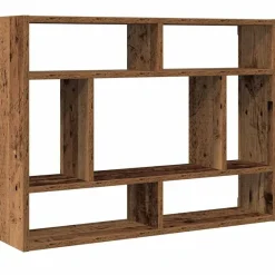 Boekenkasten & Wandplanken*vidaXL Wandschap 75x16x55 cm bewerkt hout kleurig Oud hout