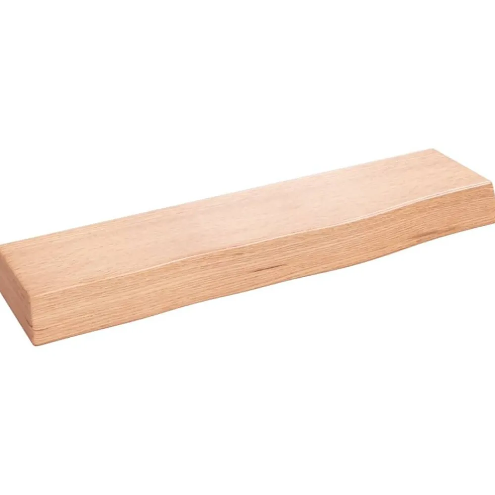 Wandschap 40x10x4 cm behandeld massief eikenhout>vidaXL