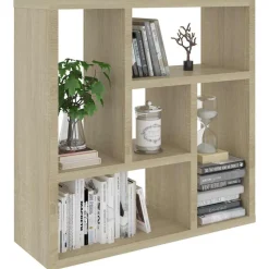 Boekenkasten & Wandplanken*vidaXL Wandschap 45,1x16x45,1 cm bewerkt hout kleurig Sonoma eiken