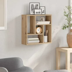 Wandschap 45x16x45 cm bewerkt hout>vidaXL Online