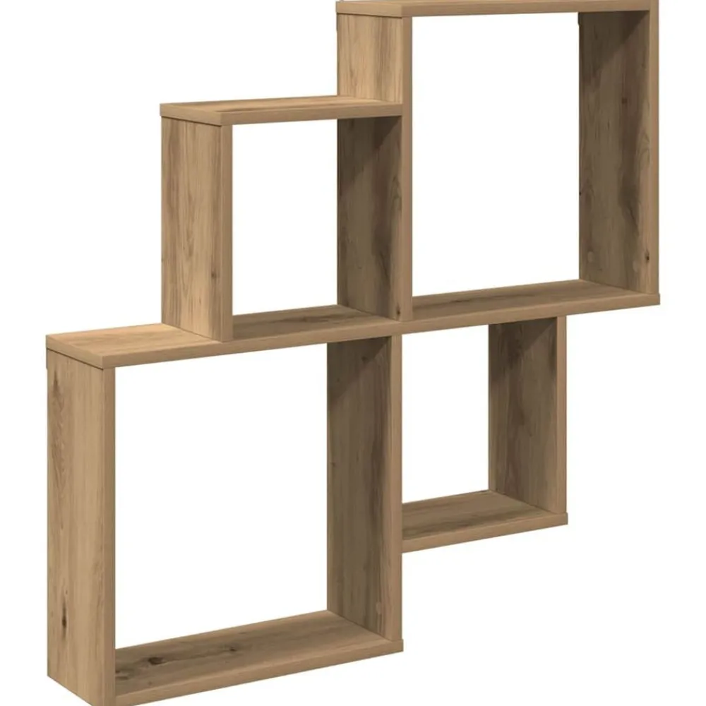 Wandschap 80x15x78,5 cm bewerkt hout>vidaXL Sale
