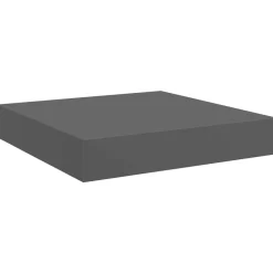 Boekenkasten & Wandplanken*vidaXL Wandschap zwevend 23x23,5x3,8 cm MDF Hoogglans grijs