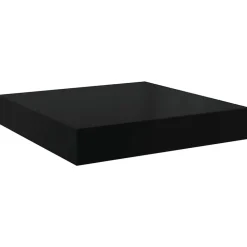 Boekenkasten & Wandplanken*vidaXL Wandschap zwevend 23x23,5x3,8 cm MDF Hoogglans zwart