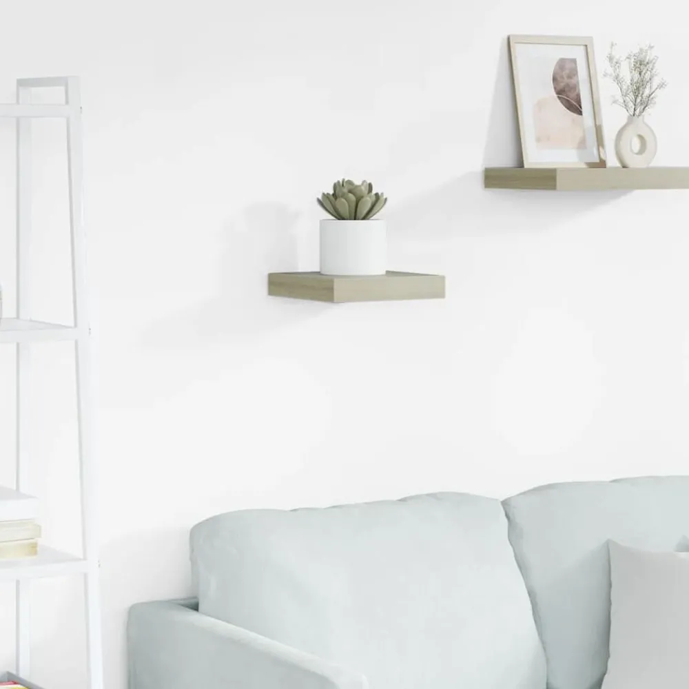 Wandschap zwevend 23x23,5x3,8 cm MDF kleur>vidaXL Online