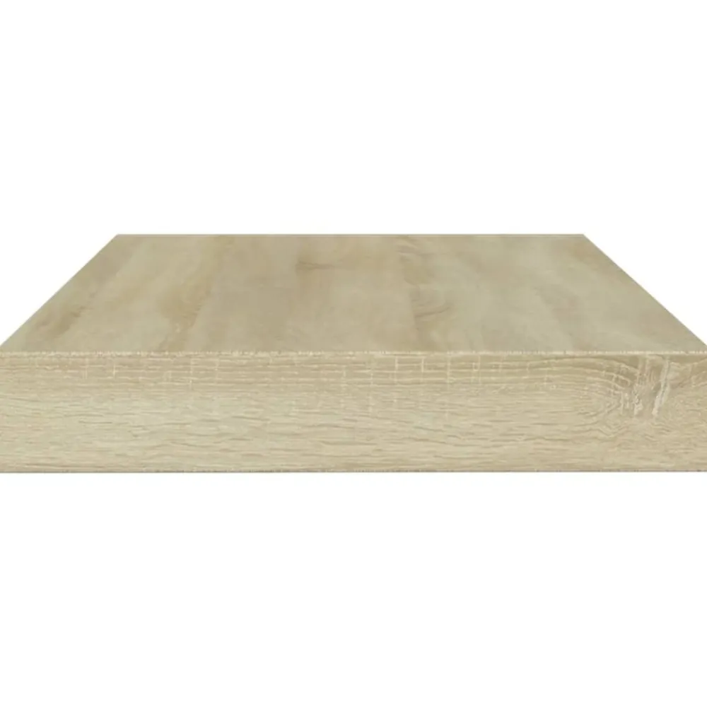 Boekenkasten & Wandplanken*vidaXL Wandschappen 4 st 100x10x1,5 cm spaanplaat kleurig Sonoma eiken