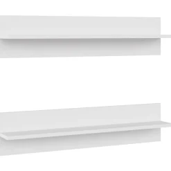 Wandschappen 2 st 80x11,5x18 cm bewerkt hout>vidaXL Online