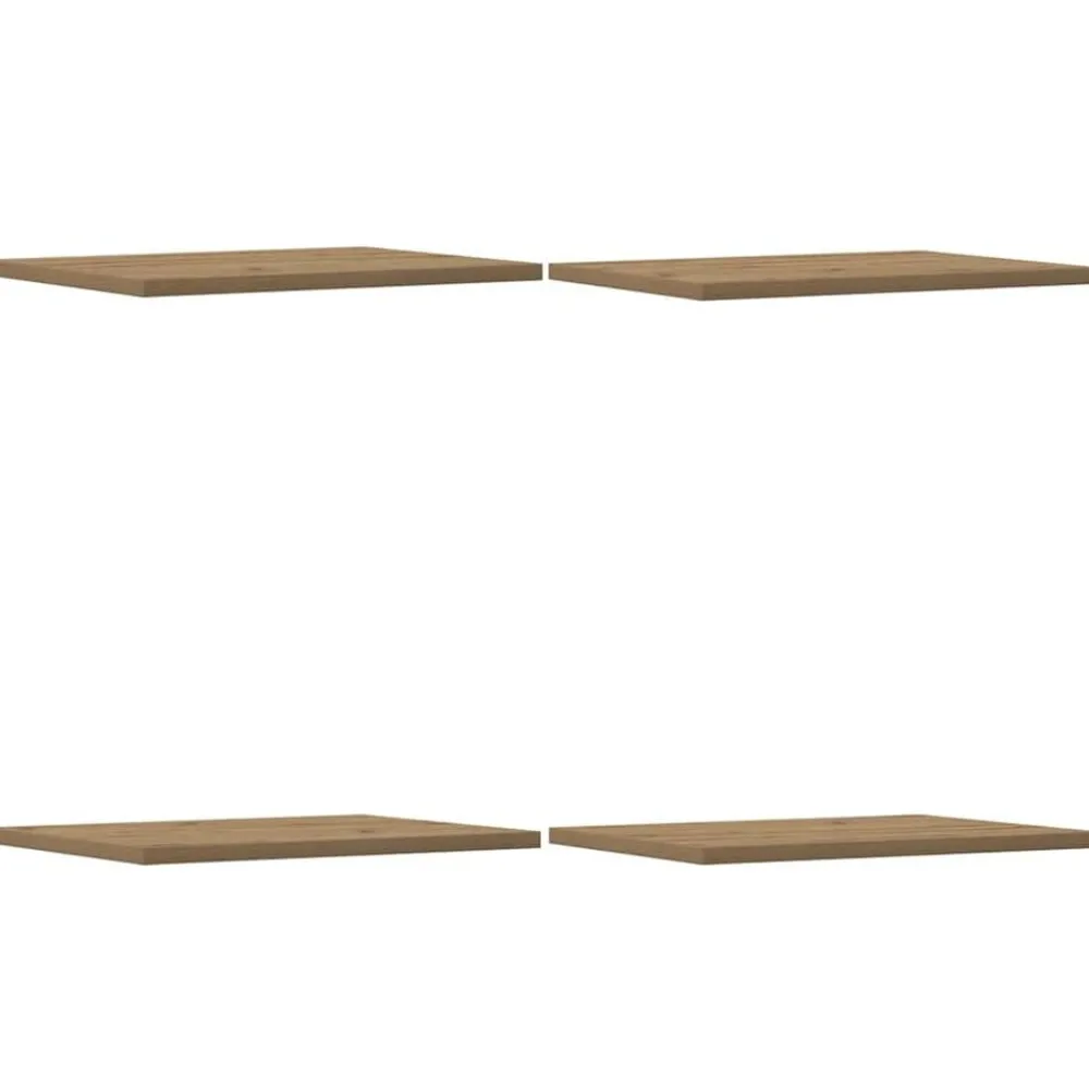 Wandschappen 4 st 40x30x1,5 cm bewerkt hout artisanaal eiken>vidaXL Hot