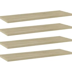 Wandschappen 4 st 60x20x1,5 cm spaanplaat kleurig>vidaXL Online