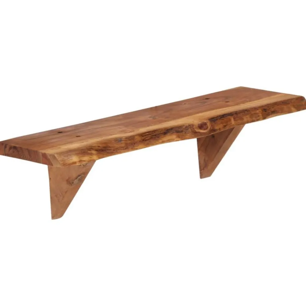 Wandschappen 2 st 60x20x18 cm massief acaciahout>vidaXL Clearance