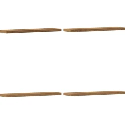 Boekenkasten & Wandplanken*vidaXL Wandschappen 4 st 40x10x1,5 cm bewerkt hout artisanaal eiken artisanaal eikenkleurig