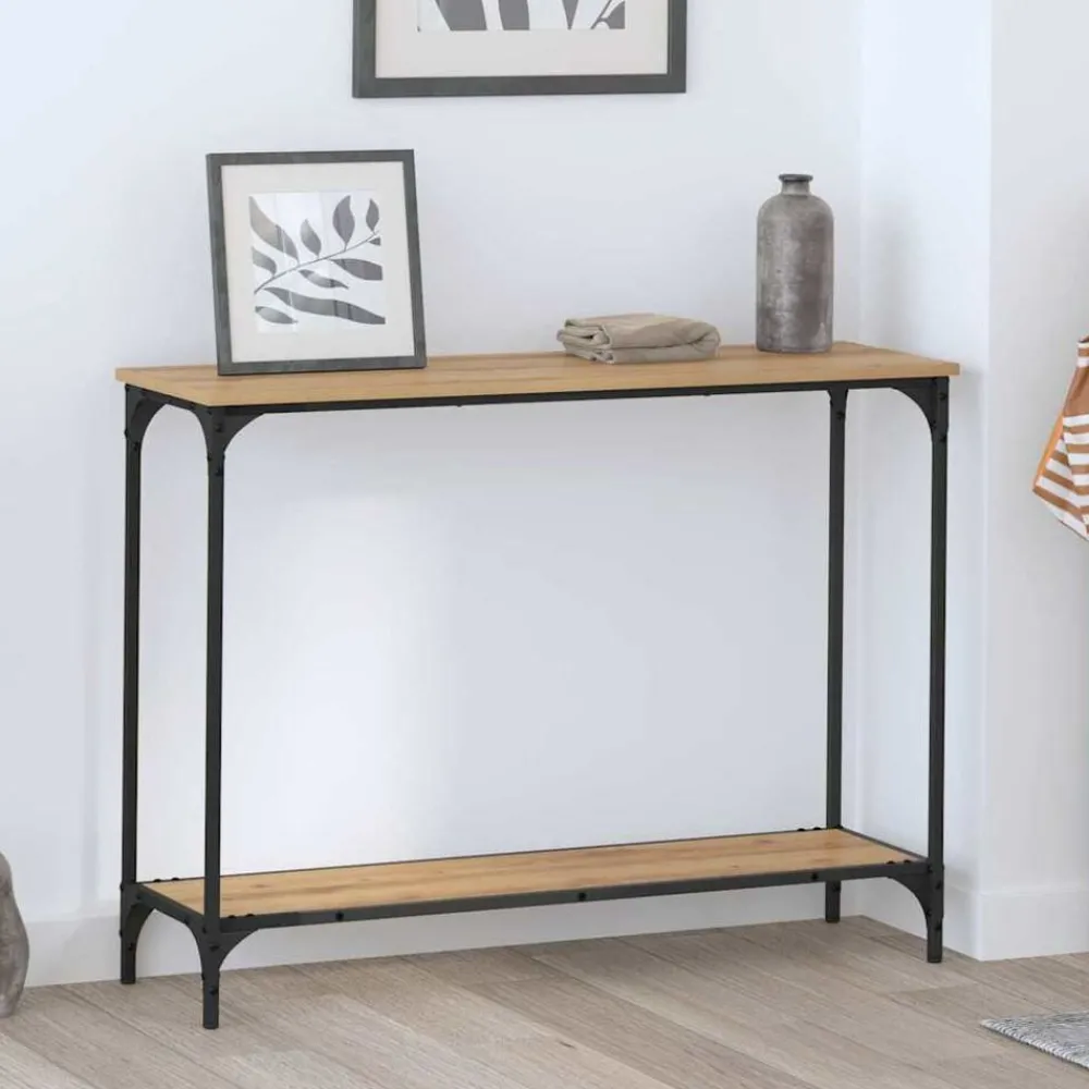 Wandtafel met plank 101 x 30.5 x 75 cm>vidaXL Clearance