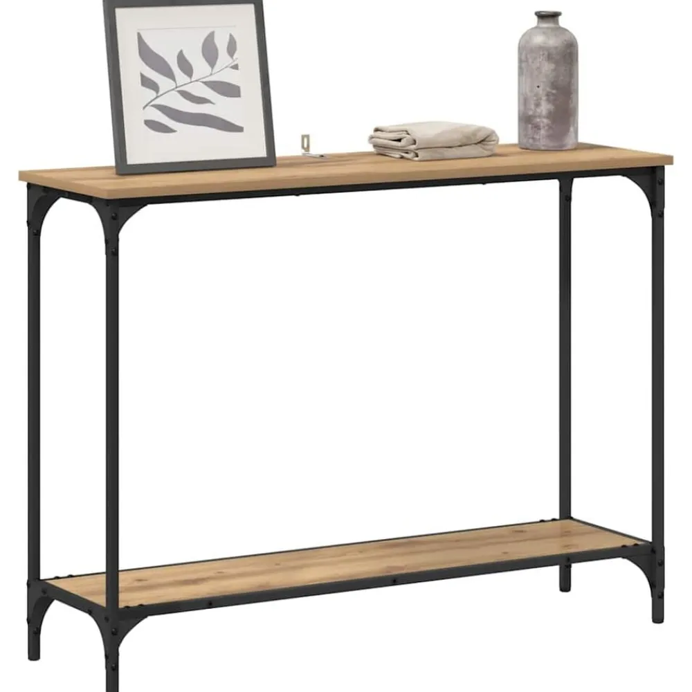 Wandtafel met plank 101 x 30.5 x 75 cm>vidaXL Clearance