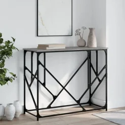 Wandtafel 100x40x80 cm bewerkt hout eikenkleurig>vidaXL Clearance