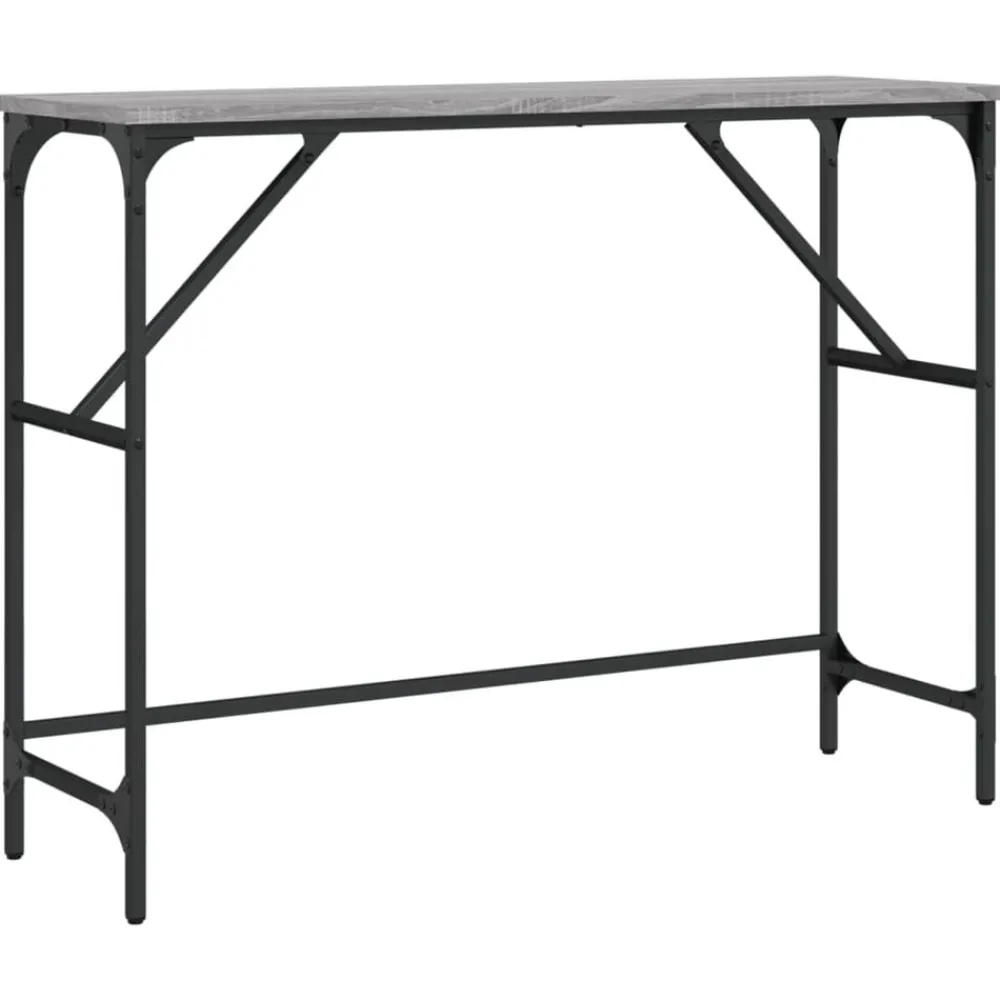 Wandtafel 100x32x75 cm bewerkt hout eikenkleurig>vidaXL Best