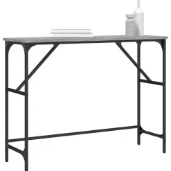 Wandtafel 100x32x75 cm bewerkt hout eikenkleurig><noscript><img width=