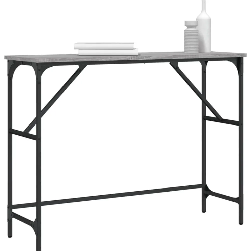 Wandtafel 100x32x75 cm bewerkt hout eikenkleurig>vidaXL Best