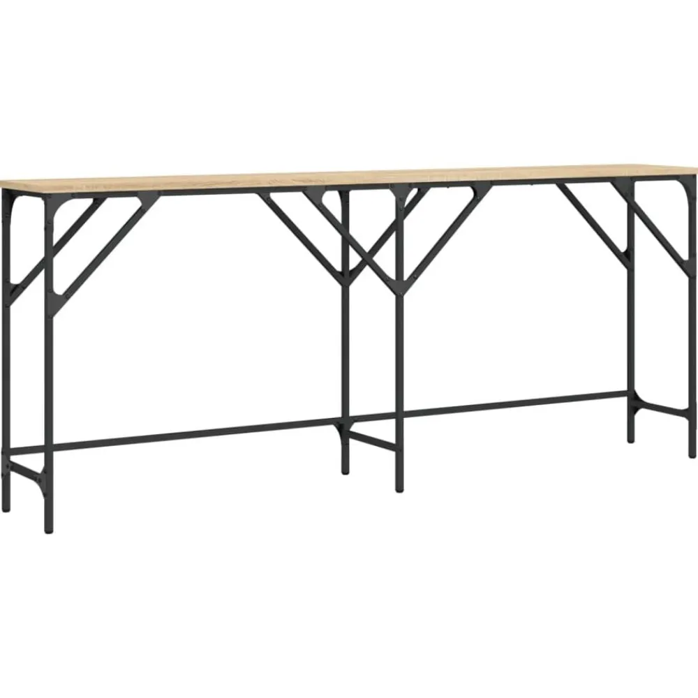 Wandtafel 180x29x75 cm bewerkt hout kleurig>vidaXL Hot