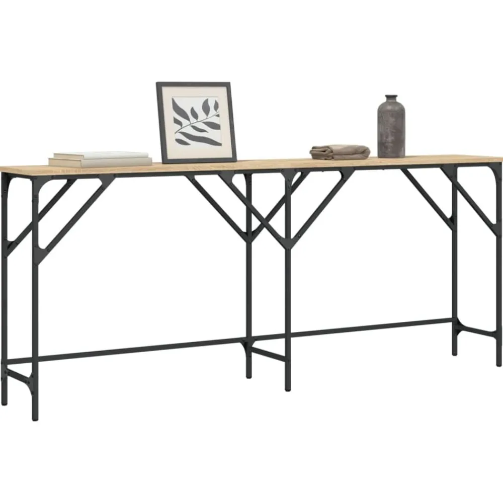 Wandtafel 180x29x75 cm bewerkt hout kleurig>vidaXL Hot
